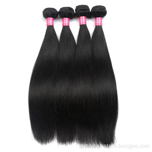 Wholesale Bundles Silky Bone Straight Wave Hair Extension,Unprocessed Indian Remy Human Hair Vendor Raw Cuticle Aligned Hair